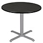 Regency Cain 36" Round Laminate X Base Breakroom Table, Ash Grey/Grey (TB36RNDAGGY)~#|#~8DC95E5E-E5E3-452A-B6DA0DC6443F1A66_sc7