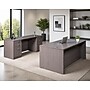 Boss Office Products 66" Desk and Credenza with Dual File Pedestals, Driftwood (GROUPA12-DW)~#|#~8DCDCD69-0C03-43A7-9125151582B05FF7_sc7