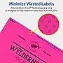 Avery Laser/Inkjet Rectangle Multipurpose Labels, 5" x 6", Neon Magenta, 20/Pack (94257)~#|#~8DD549B7-A8EA-4CE2-B003AA4ACA70AF82_sc7