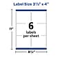 Avery Waterproof Laser Shipping Labels, 3-1/3" x 4", Matte White, 300 Labels/Box (5524)~#|#~8DD68F19-B89E-46E8-B25A50E616B1FF81_sc7
