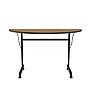Correll Econoline 48"W x 24"D Adjustable Foldable Training Room Table, Laminate, With Wheels, Medium Oak (FTM2448TFHR06)~#|#~8DD8BCDF-D7CE-4E5C-93A8736B1B06915D_sc7