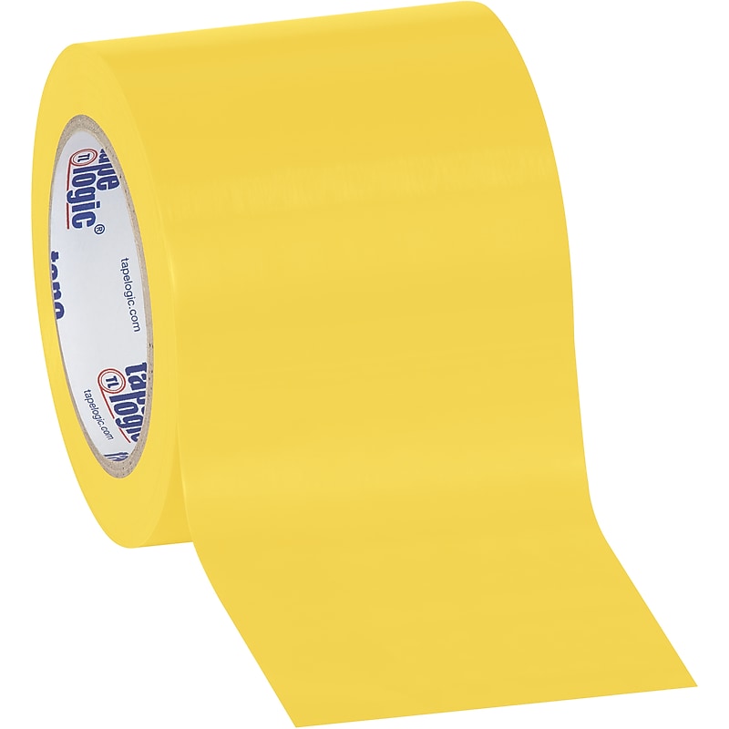 Tape Logic Safety Tape, 4" x 36 yds., Yellow, 12/Carton (T9436Y) image 1