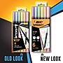 BIC Intensity 2 in 1 Dual Tip Fineliner Pens, Fine Point, Assorted Ink, 6/Pack (FPPDT6-AST)~#|#~8DE7B150-1264-44A9-BAB487775E520550_sc7