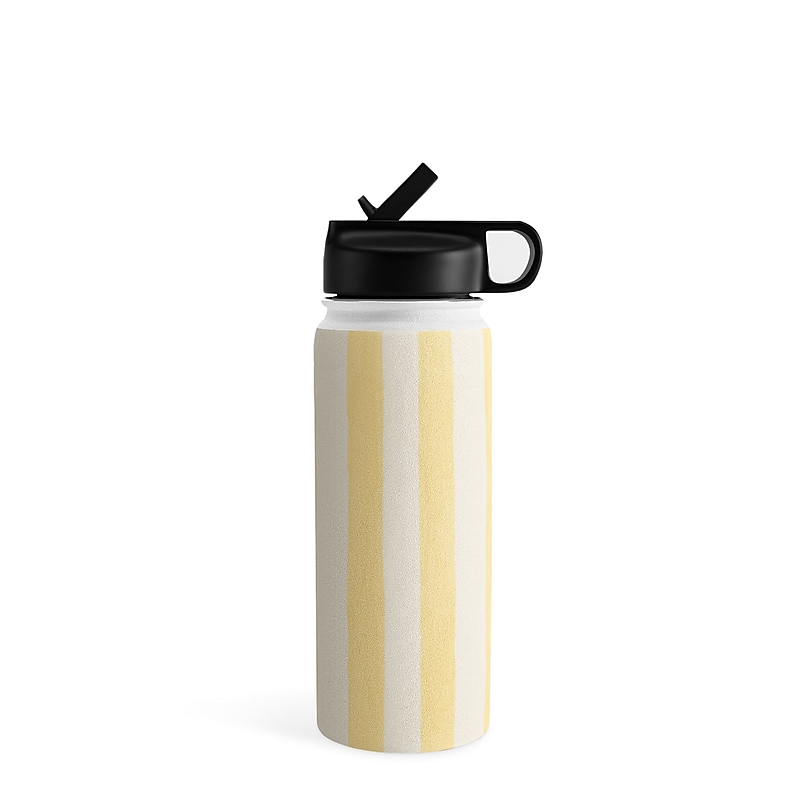 DENY Designs Modern Craft Spring Stripe I by Avenie Stainless Steel Double Wall Insulated Water Bottle, 18 oz. (88747-WBTL05) image 1