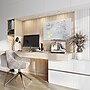 U Brands Floating Glass Ghost Grid Dry Erase Board, Frameless, 3' x 2' (2798U00-01)~#|#~8DF141FE-CBAA-4D6A-885B516D860460E6_sc7