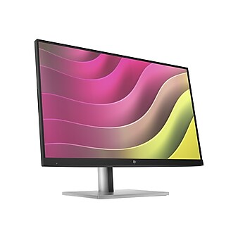 HP E24t G5 23.8" LED Monitor, Black/Silver (6N6E6AA#ABA)