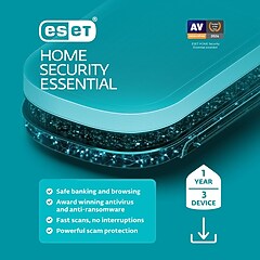 ESET Home Security Premium for 3 Users, Windows and Mac, Download