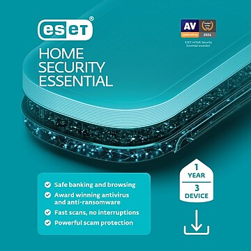 ESET Home Security Premium for 3 Users, Windows and Mac, Download