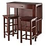 Winsome Fremont Space Saver Extendable Table with 2 Tuck-Away Stools, Walnut (94331)~#|#~8DF92D17-A134-4064-A78710BB0A43972A_sc7
