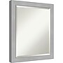 Amanti Art Vista Brushed Nickel Narrow Frame Wall Mirror, 22.75" x 18.75" (A42674960736)~#|#~8DFA4692-A4D4-41BF-B6B13E15EEE8C310_sc7