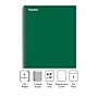 Staples® 1-Subject Subject Notebooks, 8.5" x 11", College Ruled, 100 Sheets, Green (TR58358M-CC)~#|#~8E00B31B-D87A-41D4-A06829175BDD09BA_sc7