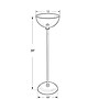 Azar 12" Bowl Tower Display, Clear (700951)~#|#~8E01BCB9-F467-408A-AD5CEC1412E9C1A2_sc7