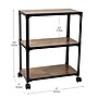 Mind Reader 3-Tier Multipurpose Utility Cart, Black (WDMTCART3T-BLK)~#|#~8E080CD5-399F-45CB-84112D2F32F46258_sc7