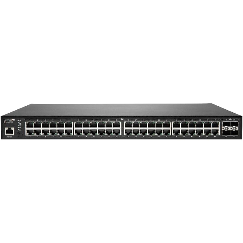 SonicWALL Gigabit Ethernet Managed Switch, Black (02-SSC-8383) image 1