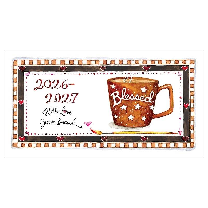 2026-2027 TF Publishing Susan Branch 3.5" x 6.5" Monthly, Paperboard Cover, Multicolored (26-7032) image 1