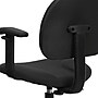 Flash Furniture Fabric And Fire-Retardant Foam Drafting Chair, Patterned Black (BT-659-BLK-ARMS-GG)~#|#~8E15076D-80FC-4F2E-936148E738EAD35B_sc7
