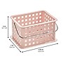 iDESIGN Storage Basket, Plastic, Blush Pink, 3/Pack (29048M3)~#|#~8E1D1775-6DE4-454F-950D0468172938E4_sc7