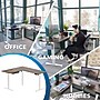 Mount-It! Large 63"W Electric Corner Adjustable Standing Desk, Brown/White (MI-15018)~#|#~8E2234CC-0D08-4663-95BFE6CDF1F7E521_sc7