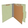 Medical Arts Press Pressboard Classification Folder, 1-Divider, 2" Expansion, Letter Size, Peridot Green, 10/Box ~#|#~8E23A552-4974-4DC3-82AA508FBE36DD27_sc7