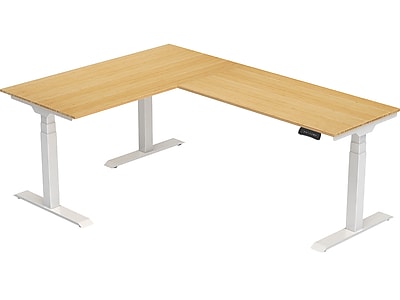 FlexiSpot E7 Electric L-Shaped Standing Desk