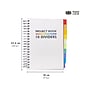 Pukka Pad Subject Notebook, 7" x 10", College Ruled, 200 Sheets, White (9603-PB)~#|#~8E24CB4A-276B-436F-91464348BC502BAB_sc7