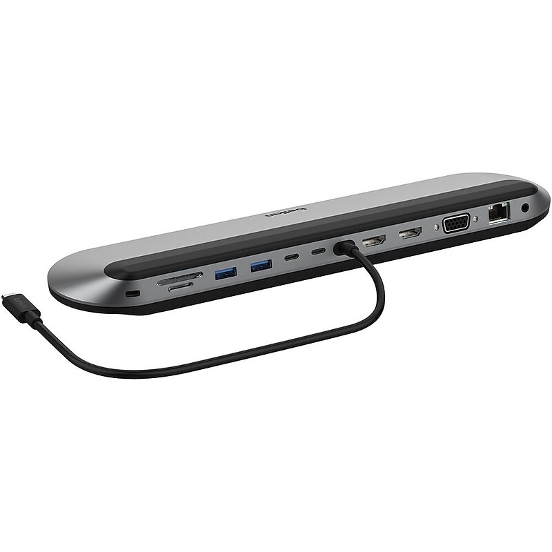 Belkin Connect Universal Docking Station for Mac, Windows, and Chromebook Laptops (INC014BTSGY) image 1