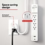 Staples TECH 4-Outlet 2-USB Port Surge Protector, 3', 1800 Joules, White (ST62773)~#|#~8E2EE942-66ED-46A6-824C208EB7649D28_sc7