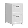 Techni Mobili Storage Container with Lid, Plastic, White, 2/Pack (RTA-SBXF205)~#|#~8E2FFC30-D854-4B7C-9FD7D6F70BEC9655_sc7