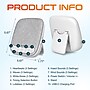 Delton WN9 Wireless White Noise Sound Machine, White (DSPWN9WH)~#|#~8E34593D-58EE-42CE-9BBE0BE6FB17CFAB_sc7