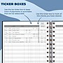 Clever Fox Check Register Book, 8.3" x 6.1", Dark Blue, 135 Sheets/Book (B0BH8VRWQ1)~#|#~8E3483FF-759B-4B04-91F196F4A25D67E3_sc7