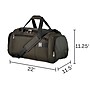 Skyway Luggage Sigma 7.0 22" Polyester Carry-On Weekender Duffel, Pine (177-22-305-DFL)~#|#~8E34BEA1-724E-409A-AC89C7D233DB5ED1_sc7