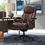 La-Z-Boy Delano Ergonomic Leather Executive Big & Tall Chair, 400 lb. Capacity, Chocolate Brown/Gray (CHR10045C)~#|#~8E4247D2-2184-409D-9EBBA9E7E3EB139E_sc7