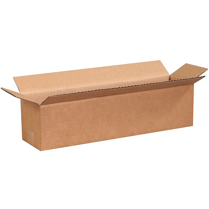 16" x 4" x 4" Shipping Boxes, 32 ECT, 25/Bundle (1644) image 1