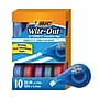 BIC Wite-Out EZ Correct Correction Tape, White, 10/Pack (WOTAP10)~#|#~8E43A97B-9DA0-4CA2-902D89E2DEA6B770_sc7