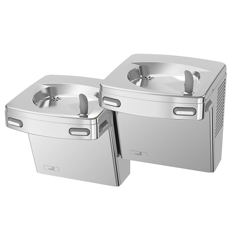 Oasis Versacooler II Bi-Level Drinking Fountains, Refrigerated 8 GPH,  Stainless Steel (504328) image 1