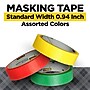 Scotch Expressions Light Masking Tape, 0.94 x 20 yds., Yellow/Green/Red, 3/Pack (3437-3PRM)~#|#~8E4BD19E-124A-48E5-86636F2D9366DC13_sc7
