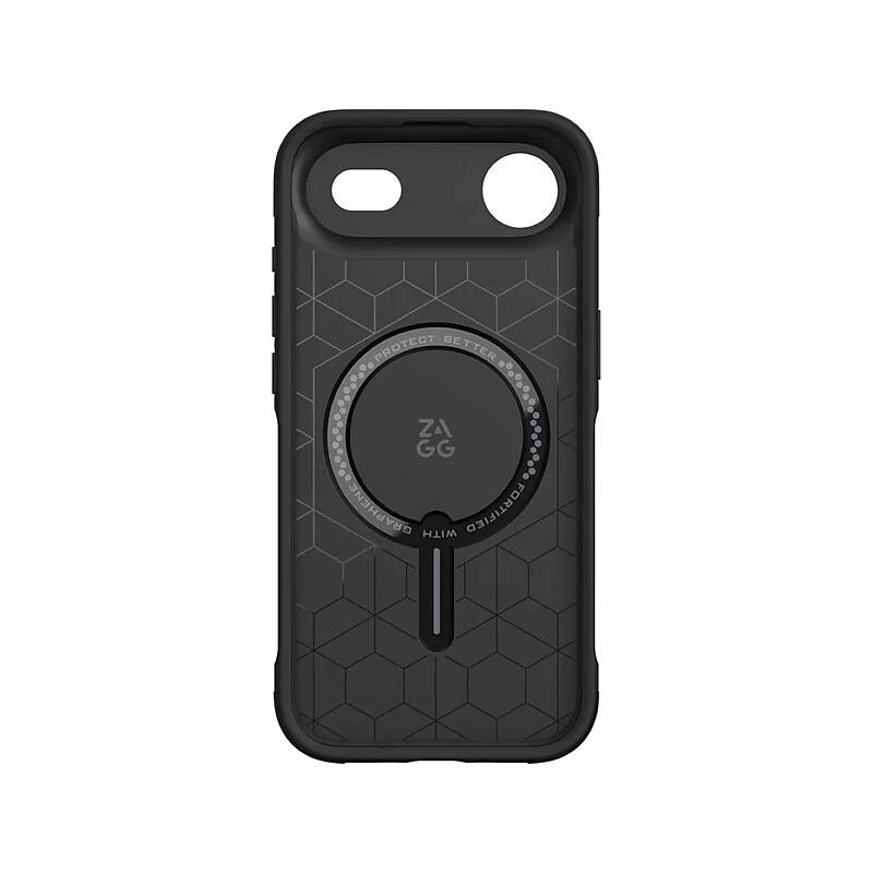 Zagg Sedona Snap MagSafe Phone Case for Apple iPhone 17 Air, Shock Absorbing Bumpers, Flood Black (702319093) image 1