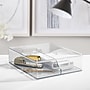 iDESIGN Small Stackable Plastic Storage Bin, Clear, 6/Pack (29312M6)~#|#~8E4E2E7C-1F49-4E9A-AC62F53EA4DFDFD7_sc7