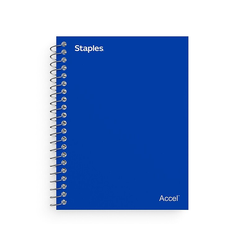 Staples® 1-Subject Professional Notebooks, 4.5" x 5.5", College Ruled, 200 Sheets, Assorted  (12891-CC) image 1