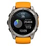 Garmin fenix 8 AMOLED Multisport GPS Watch, 51-mm, Titanium Stainless Steel Bezel with Orange/Graphite Band (010-02905-10)~#|#~8E4F4B29-5DB8-4278-9C634B2FD8875ACE_sc7