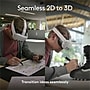 Logitech MX Ink Mixed-Reality (MR) Stylus Pen for Meta Quest 2, Meta Quest 3, and Meta Quest 3S, Black (914-000087)~#|#~8E4F7D9F-1932-433B-B18031A7A6227661_sc7