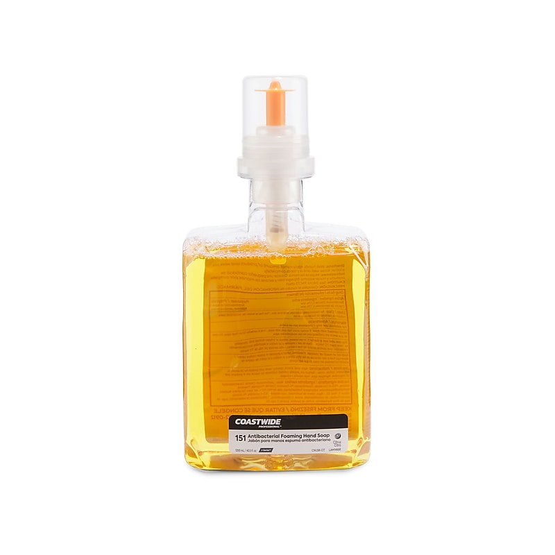 Coastwide Professional J-Series Antibacterial Foaming Hand Soap, Citrus, 1200 mL, 2/Carton (CWJSR-CIT) image 1
