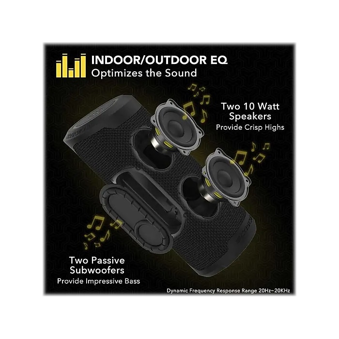 scosche BoomBottle MS Wireless Bluetooth Speaker, Waterproof