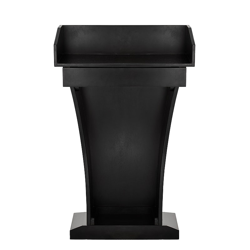 AdirOffice 43.3" Podium Lectern, Black (661-012-BLK-PKG) image 1