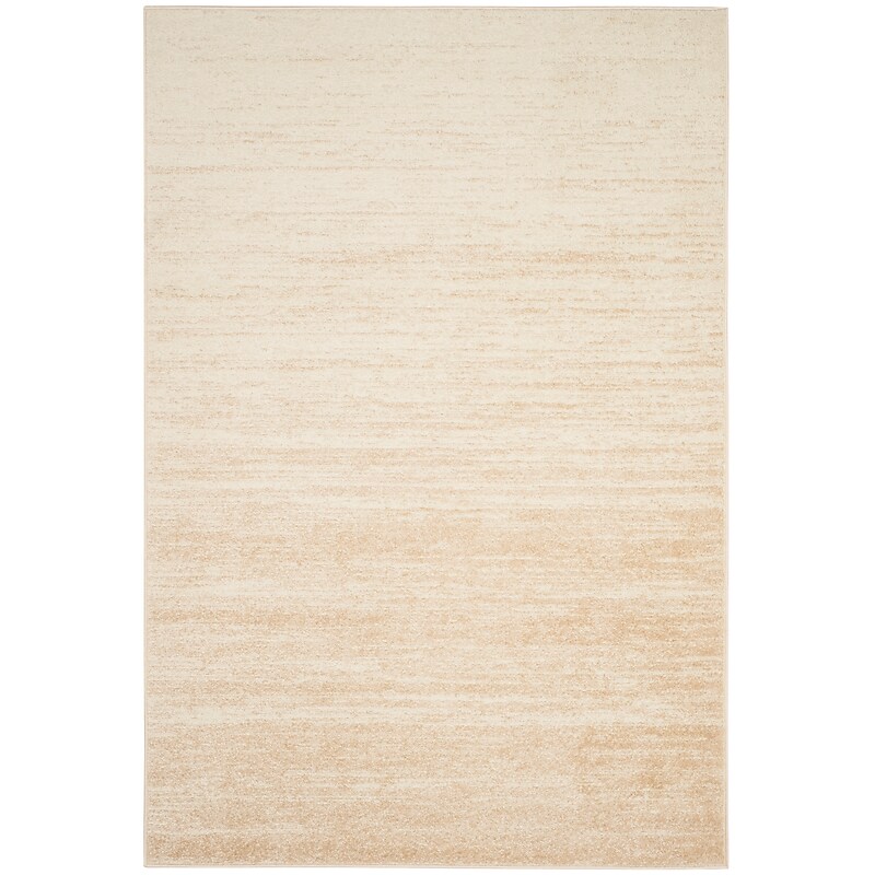 Safavieh Adirondack Collection 6' x 8' Rectangle Area Rug, Machine Made, Champagne/Cream (ADR113W-68) image 1