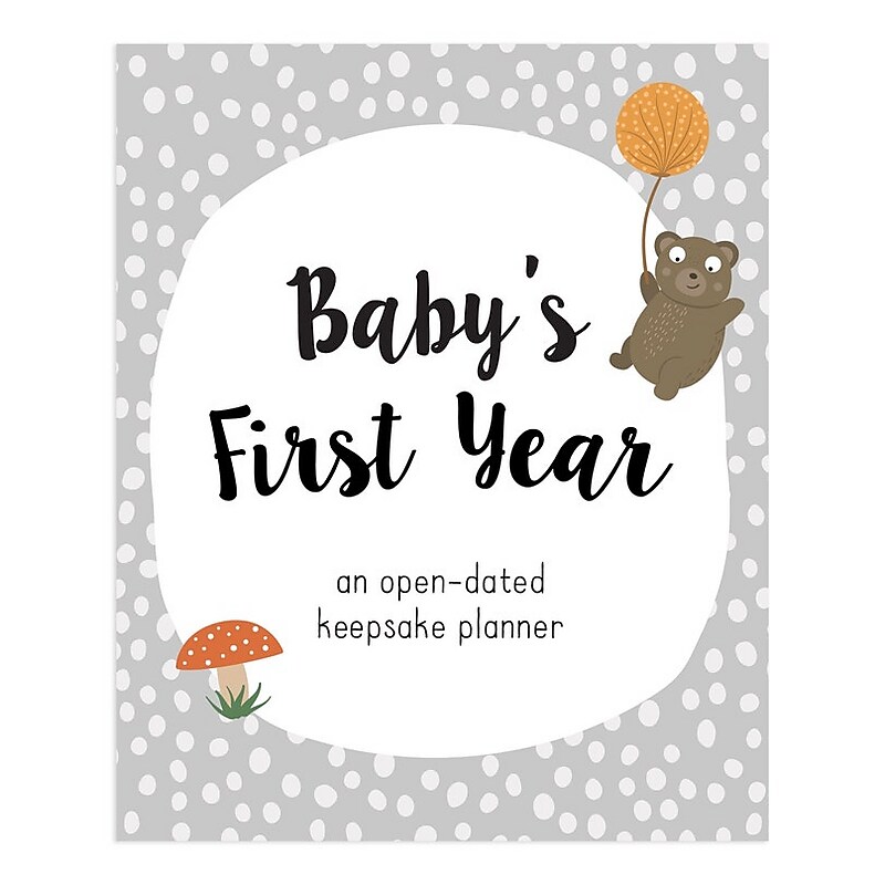 TF Publishing Baby 1st year 9" x 11" Undated Planner, Paperboard Cover, Multicolored (99-1022) image 1