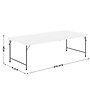 Flash Furniture Paige Rectangle Kid's Plastic Folding Table, 29"W x 60"D x 18.75"H, Granite White (RB3060FHKIDWH)~#|#~8E59CC28-446E-4B66-8CCC4B1D1426D194_sc7