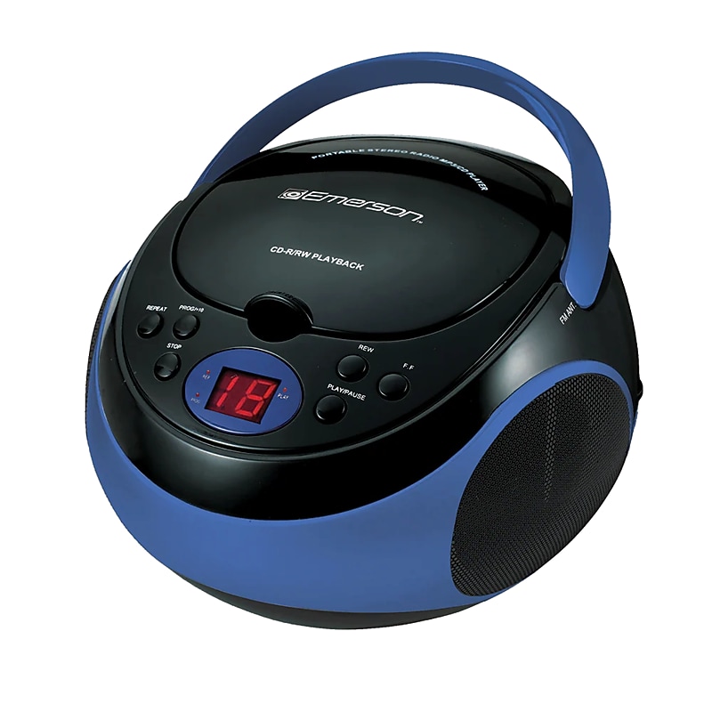 Emerson Bluetooth Boombox Radio, Blue (EPB-3003 BLUE) image 1