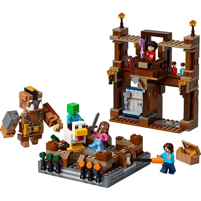 LEGO Minecraft Woodland Mansion Fighting Ring, 491 Pieces (21272