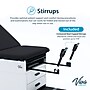 Viva Comfort Slimline Exam Table Base with Leg Rest, Step Stool, Drawers, Stirrups, 420 lb Capacity, Black (ADI996-FBSU-M2-BLK)~#|#~8E60CD51-852E-4322-B48B7DAD93D57D4B_sc7
